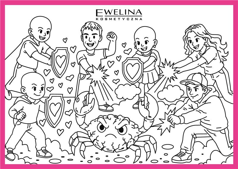 Kolorowanka Ewelina Kosmetyczna - podgląd